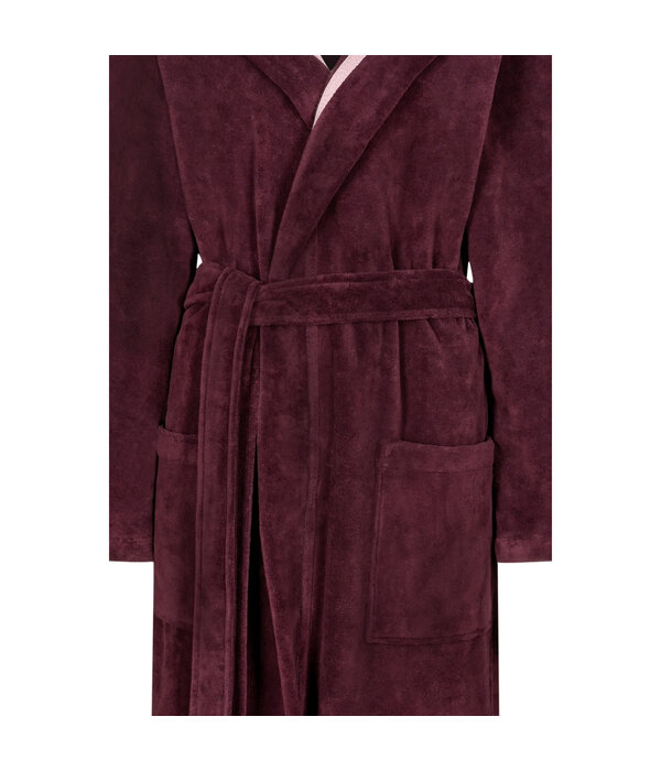 Cawö dames badjas burgund, 825 (burgund 88)