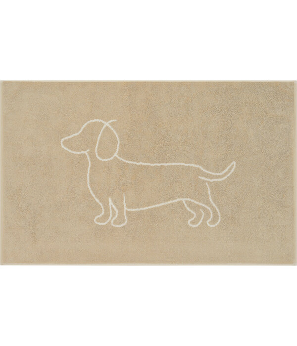 Cawö badmat We Love Dogs 50x80 cm natur/beige 6248/33