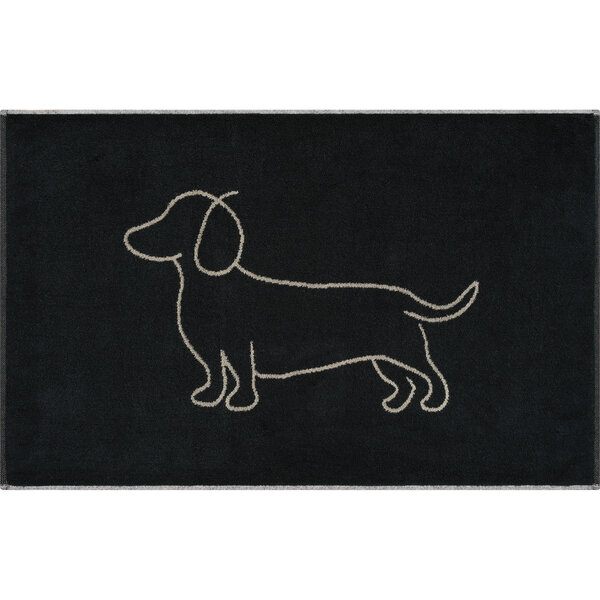 badmat We Love Dogs 50x80 cm schwarz/beige 6248/93