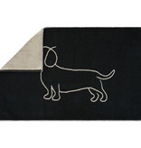 Cawö badmat We Love Dogs 50x80 cm schwarz/beige 6248/93