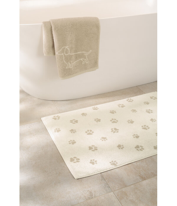 Cawö badmat We Love Dogs 50x80 cm natur/beige 6247/33