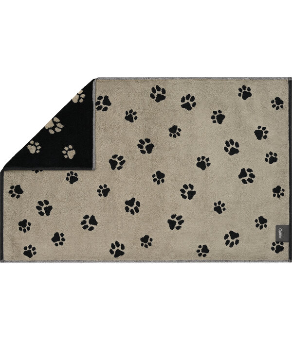 Cawö badmat We Love Dogs 50x80 cm schwarz/beige 6247/93