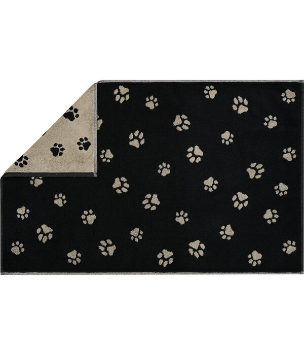 Cawö badmat We Love Dogs 50x80 cm schwarz/beige 6247/93