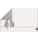 Cawö badmat Cute Cats 50x80 cm platin/weiß 6263/76