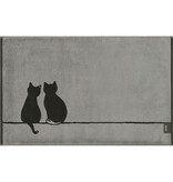 Cawö badmat Cute Cats 50x80 cm basalt/platin 6263/77