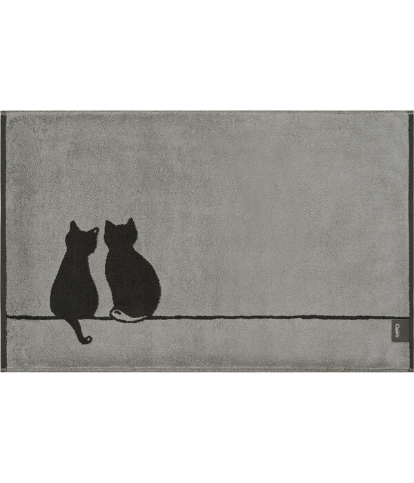 Cawö badmat Cute Cats 50x80 cm basalt/platin 6263/77
