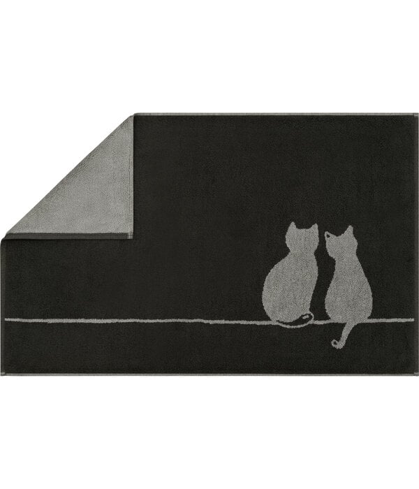 Cawö badmat Cute Cats 50x80 cm basalt/platin 6263/77