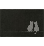 Cawö badmat Cute Cats 50x80 cm basalt/platin 6263/77