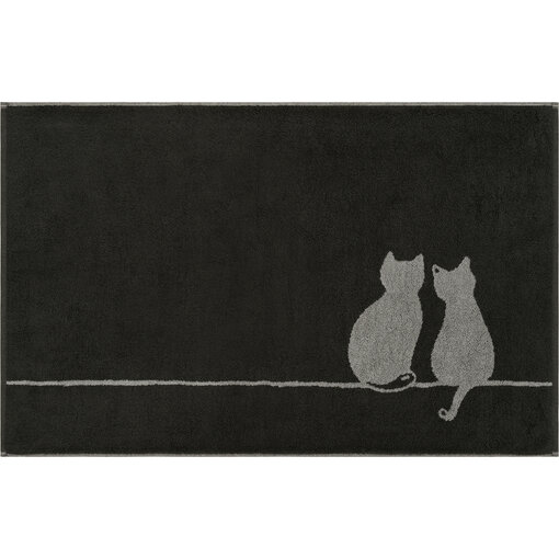 Cawö badmat Cute Cats 50x80 cm basalt/platin 6263/77