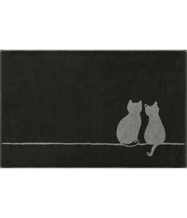 Cawö badmat Cute Cats 50x80 cm basalt/platin 6263/77
