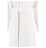 Cawö dames badjas met capuchon, 825 (wit 67)