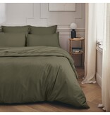 Essix khaki groen dekbedovertrek uni gekamd katoen (jungle), 200TC