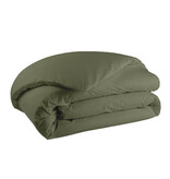 Essix khaki groen dekbedovertrek uni gekamd katoen (jungle), 200TC