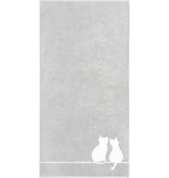 Cawö handdoekenlijn Cute Cats platin-weiß 6263/76, vanaf