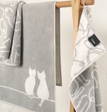 Cawö handdoekenlijn Cute Cats platin-weiß 6263/76, vanaf