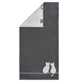 Cawö handdoekenlijn Cute Cats  basalt/platin 6263/77, vanaf