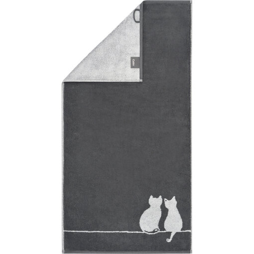 Cawö handdoekenlijn Cute Cats  basalt/platin 6263/77, vanaf