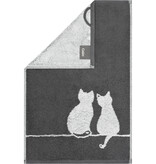 Cawö handdoekenlijn Cute Cats  basalt/platin 6263/77, vanaf