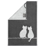Cawö handdoekenlijn Cute Cats  basalt/platin 6263/77, vanaf