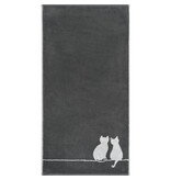 Cawö handdoekenlijn Cute Cats  basalt/platin 6263/77, vanaf
