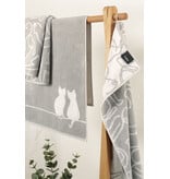 Cawö handdoekenlijn Cute Cats platin-weiß 6264/76, vanaf