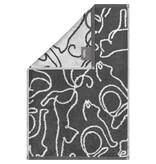 Cawö handdoekenlijn Cute Cats  basalt/platin 6264/77, vanaf
