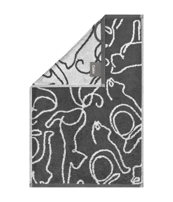 Cawö handdoekenlijn Cute Cats  basalt/platin 6264/77, vanaf
