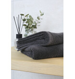 Cawö donkergrijze handdoekenlijn Lifestyle basalt, uni 7007 (740)