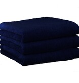 Cawö marineblauwe handdoekenlijn Lifestyle navy, uni 7007 (133)
