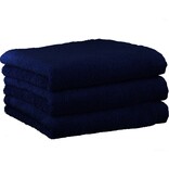 Cawö marineblauwe handdoekenlijn Lifestyle navy, uni 7007 (133)