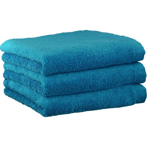 Cawö aquablauwe handdoekenlijn Lifestyle malibu, uni 7007 (177), vanaf