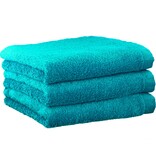 Cawö turquoise handdoekenlijn Lifestyle türkis, uni 7007 (430)