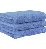 Cawö blauwe handdoekenlijn Lifestyle capri, uni 7007 (134)