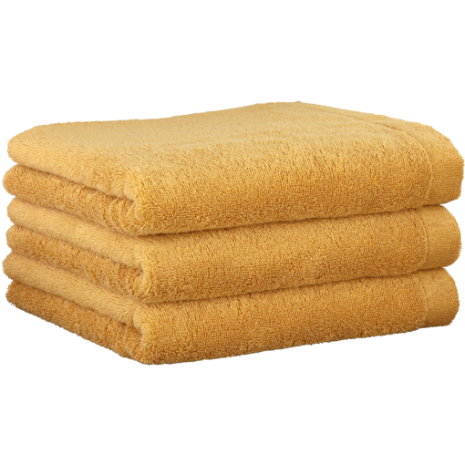 Cawö gele handdoekenlijn Lifestyle scotch, uni 7007 (532), vanaf