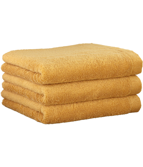 Cawö gele handdoekenlijn Lifestyle scotch, uni 7007 (532)