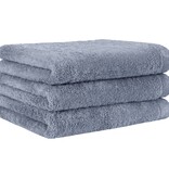 Cawö vergrijsd blauwe handdoekenlijn Lifestyle nordic blue, uni 7007 (187)