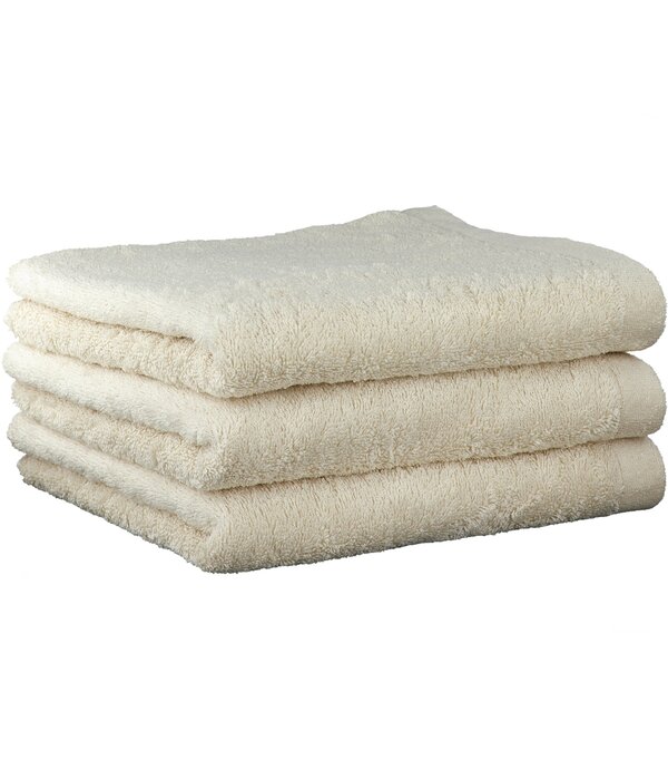 Cawö roomwitte handdoekenlijn Lifestyle natur, uni 7007 (351)