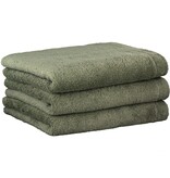 Cawö groene handdoekenlijn Lifestyle field, uni 7007 (453)