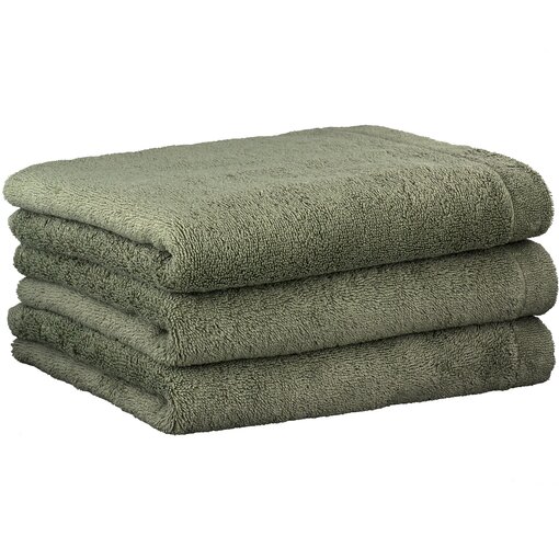 Cawö groene handdoekenlijn Lifestyle field, uni 7007 (453), vanaf