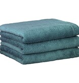 Cawö blauwgroene handdoekenlijn Lifestyle petrol, uni 7007 (400)