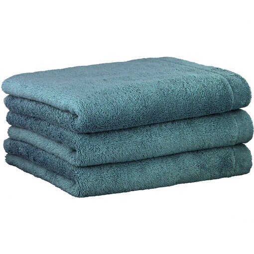 Cawö blauwgroene handdoekenlijn Lifestyle petrol, uni 7007 (400), vanaf