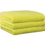 Cawö fluoriserend gele handdoekenlijn Lifestyle lemon, uni 7007 (501)