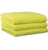 Cawö fluoriserend gele handdoekenlijn Lifestyle lemon, uni 7007 (501)