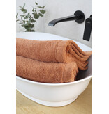 Cawö oranje handdoekenlijn Lifestyle kupfer, uni 7007 (384)