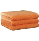 Cawö oranje handdoekenlijn Lifestyle mandarine, uni 7007 (316)
