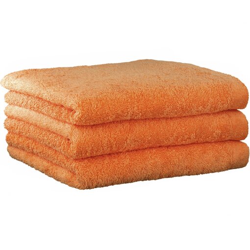 Cawö oranje handdoekenlijn Lifestyle mandarine, uni 7007 (316), vanaf