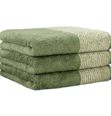 Cawö groene handdoekenlijn Two-Tone 590, field (34)