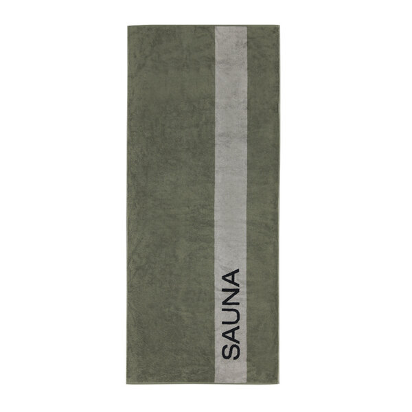 groene saunalakens Sauna 6238, field (47),  80x200 cm