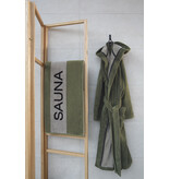 Cawö groene saunalakens Sauna 6238, field (47),  80x200 cm