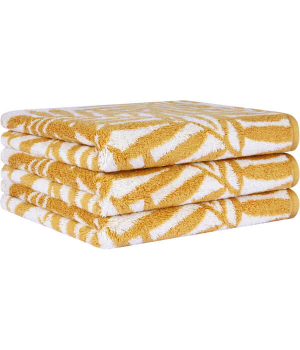 Cawö handdoekenlijn Maison Leaves gold (35), 6267